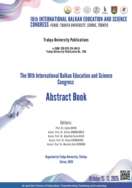 XVI. İnternational Balkan Education And Science Congress